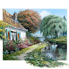 Схема вышивки «художник Рейнт Висаар»