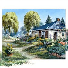 Схема вышивки «художник Рейнт Висаар»