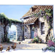 Схема вышивки «художник Рейнт Висаар»