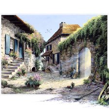 Схема вышивки «художник Рейнт Висаар»