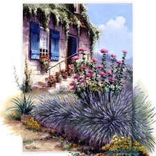 Схема вышивки «художник Рейнт Висаар»