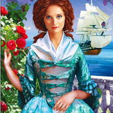 Схема вышивки «женский образ»