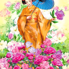 Схема вышивки «женский образ»