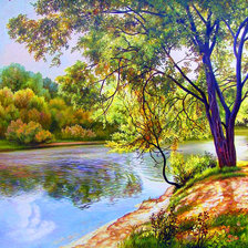 Схема вышивки «природа»