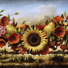 Схема вышивки «дары осени»