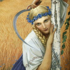 Схема вышивки «Жница»