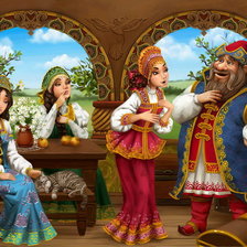 Схема вышивки «Сказка»