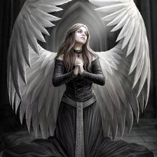 Схема вышивки «Ангел»