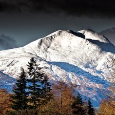 Схема вышивки «Горный пейзаж»