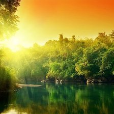 Схема вышивки «Летний закат»