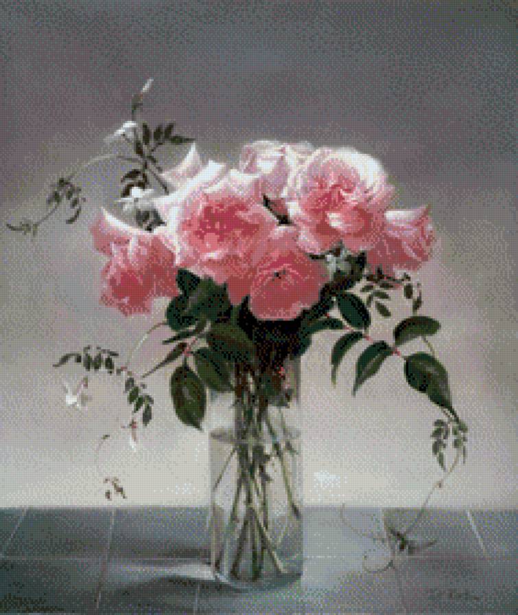 Jill Kirsten - roze w malarstwie - предпросмотр