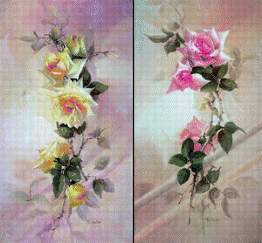 Jill Kirsten - roze w malarstwie - предпросмотр