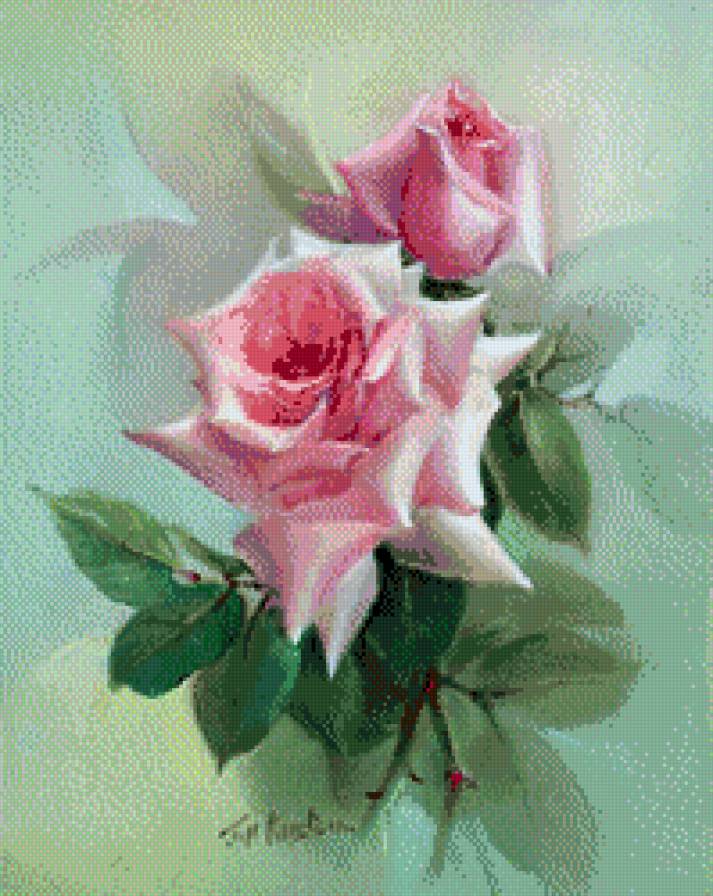 Jill Kirsten - roze w malarstwie - предпросмотр