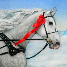 Схема вышивки «лошадка»