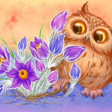 Схема вышивки «Совушка»