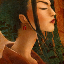 Схема вышивки «женский образ»