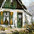 Предпросмотр схемы вышивки «Дом у пруда» (№698539)