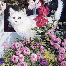 Схема вышивки «чудо в цветах»