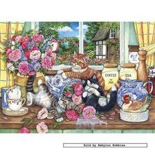 Схема вышивки «шалуны»