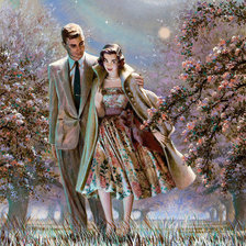 Схема вышивки «Ночь нежна»