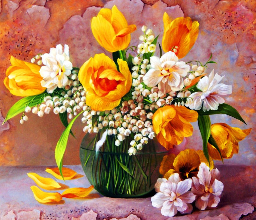 букет - букет, картина, цветы - оригинал