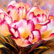 Схема вышивки «цветы»