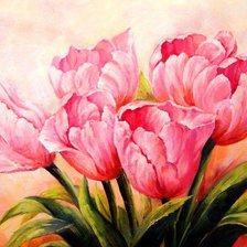 Схема вышивки «цветы»