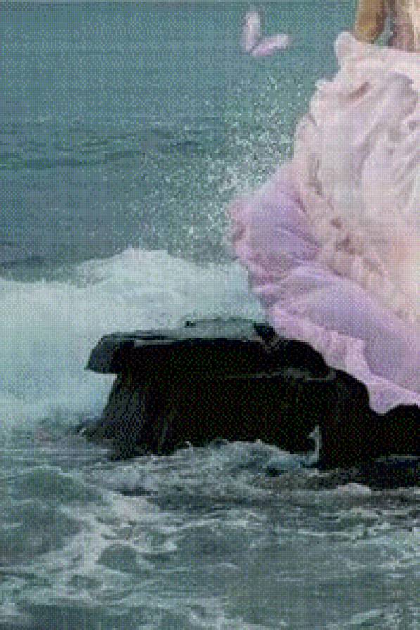 "В ожидании" часть 3 низ - девушка, море, корабль - предпросмотр