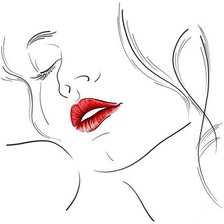 Схема вышивки «Девушка»