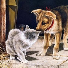 Схема вышивки «знакомство»