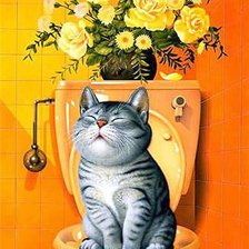 Схема вышивки «стеснительный»