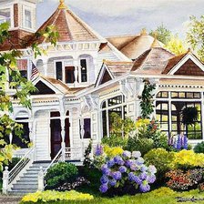 Схема вышивки «Серия Уютный уголок»