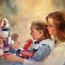 Схема вышивки «вместе с мамой»