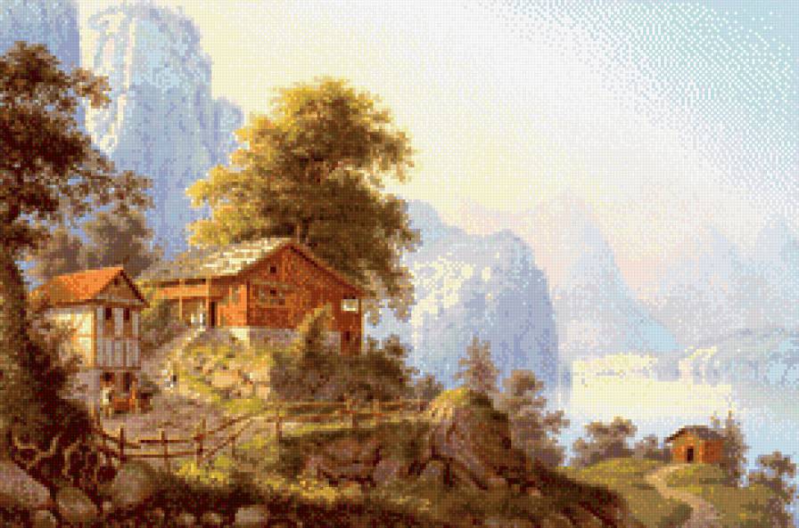 горная деревушка - предпросмотр