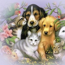 Схема вышивки «друзья»