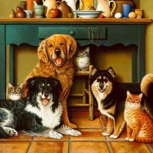 Схема вышивки «друзья»