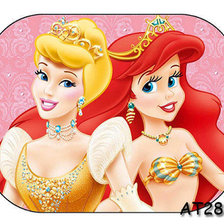 Схема вышивки «Золушка и Ариэль»