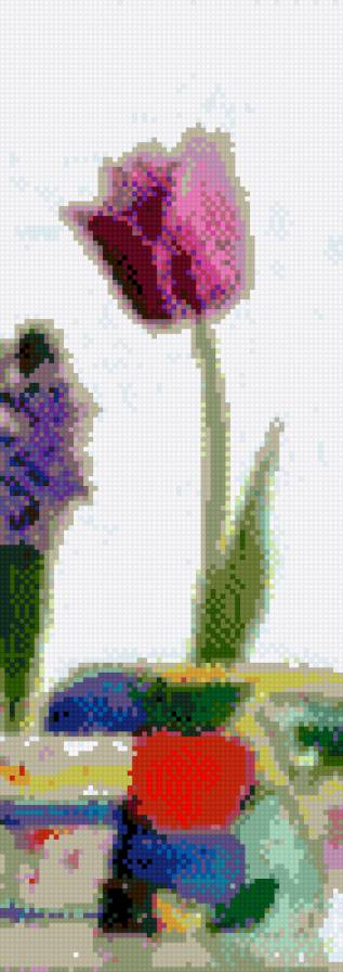 триптих - триптих цветы - предпросмотр