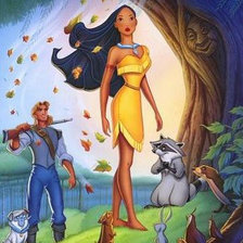 Схема вышивки «Покахонтас»