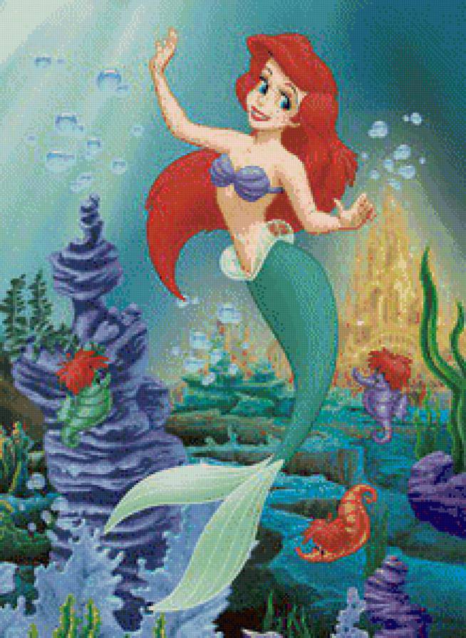 Ариэль - принцесса, дисней - предпросмотр
