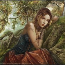 Схема вышивки «тоска»