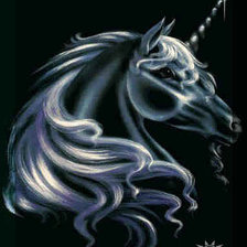 Схема вышивки «единорог»