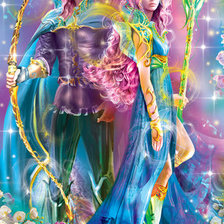 Схема вышивки «мужчина и женщина»