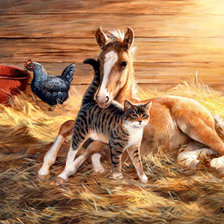 Схема вышивки «будем дружить»