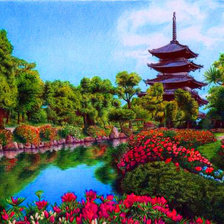 Схема вышивки «восток»