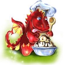 Схема вышивки «дракончик»