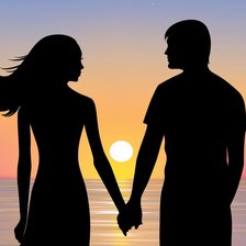 Схема вышивки «Силуэты 1»