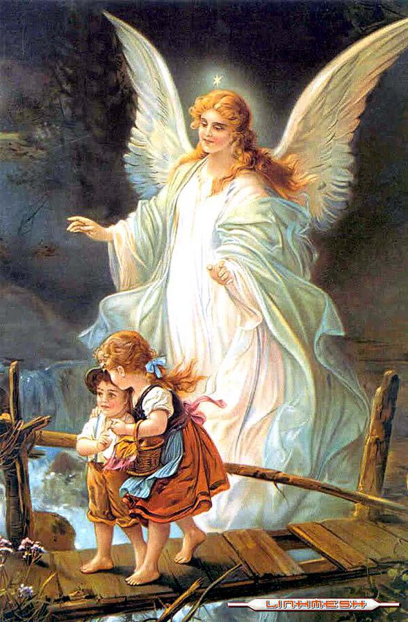 ангел-хранитель - картина - оригинал