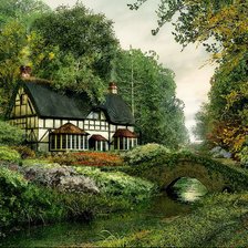 домик в лесу