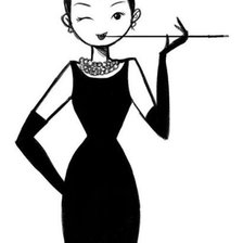 Схема вышивки «Девушка»